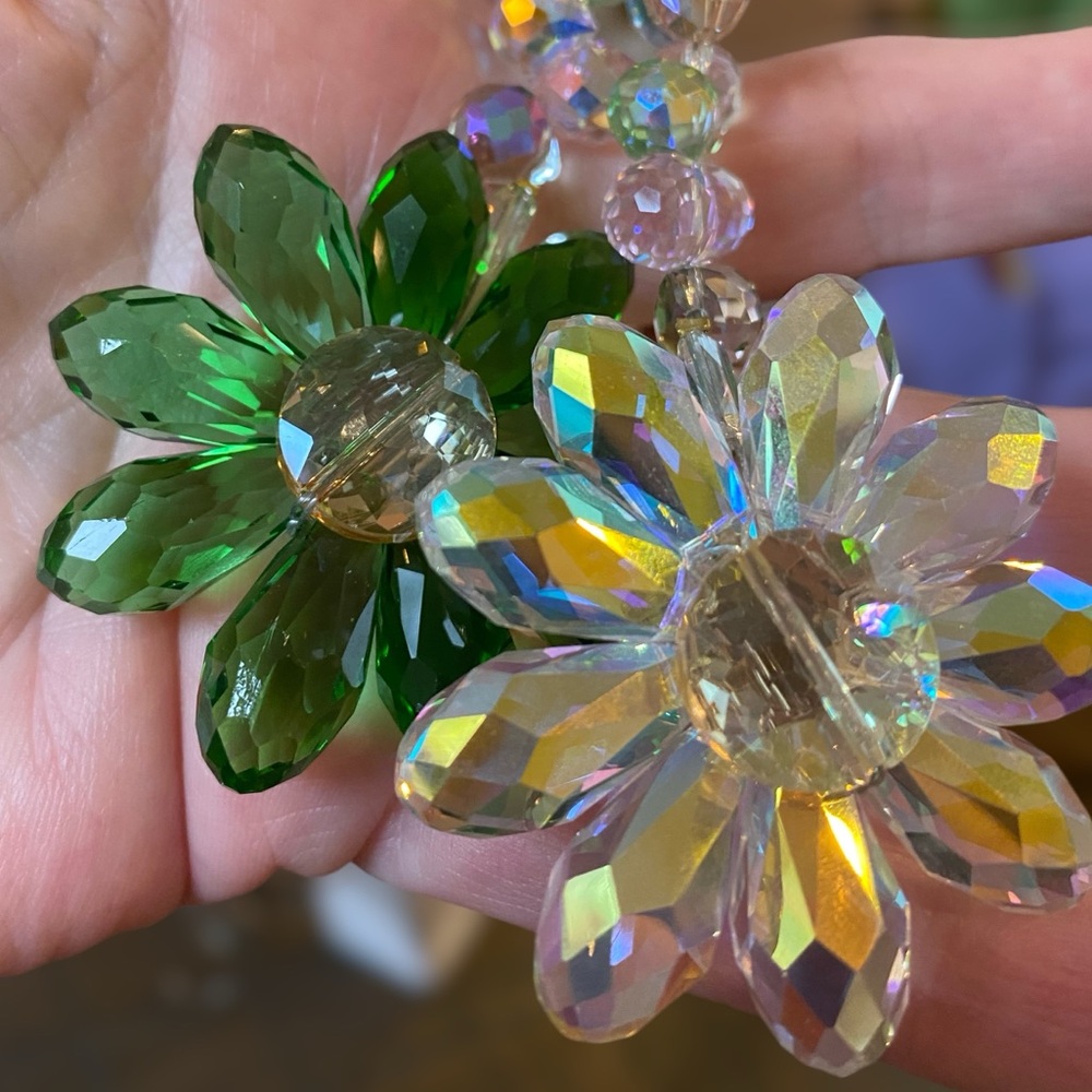 🌸 2 PC Flower Crystal Suncatcher - Picture 8 of 11